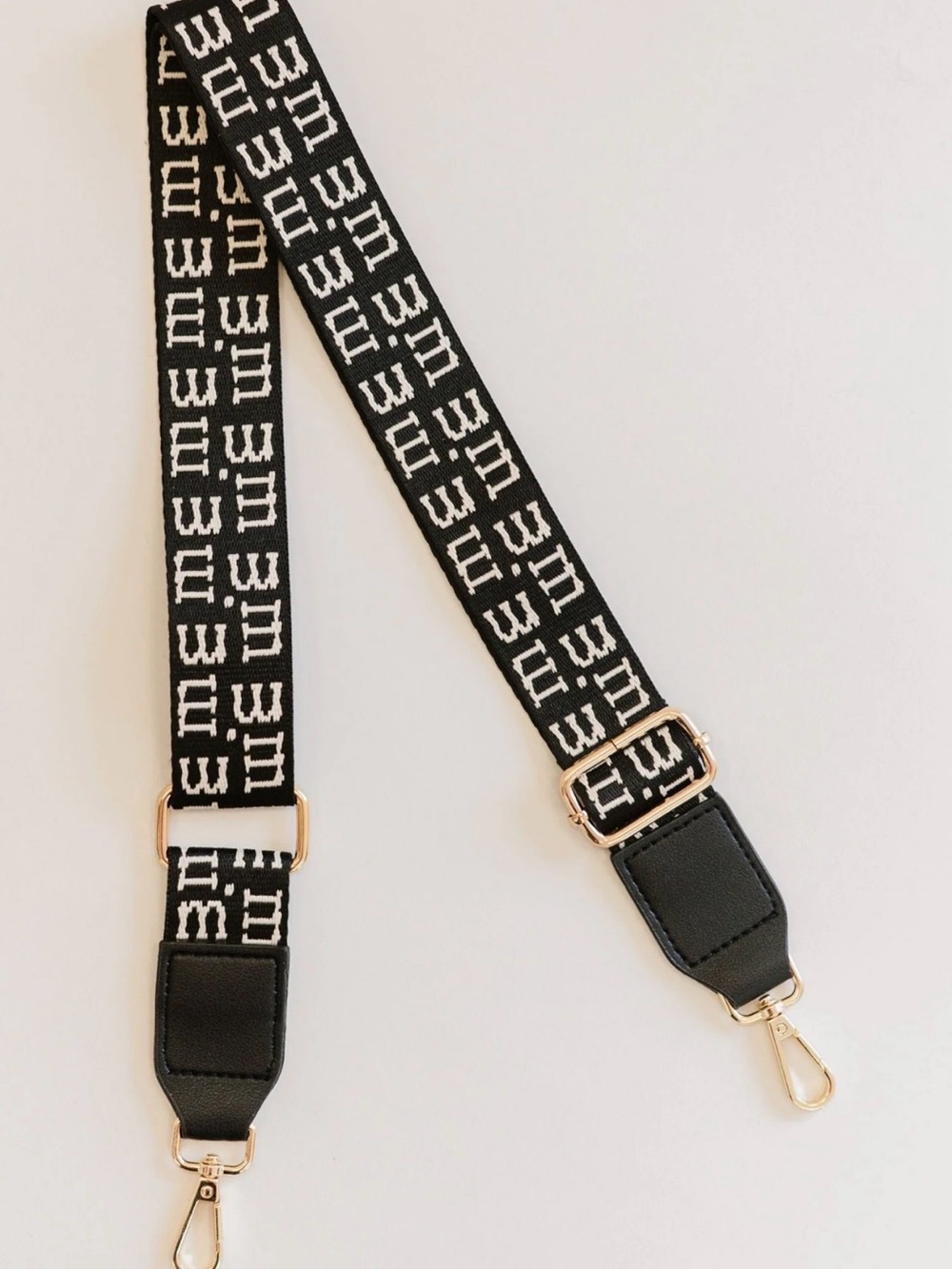 Black & White Logo sloane Adjustable Bag Strap - Picture 3 of 3